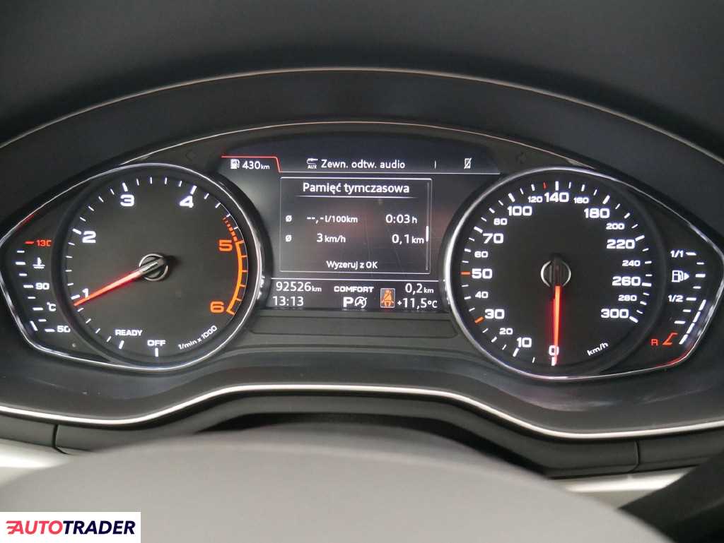 Audi A4 B9 (2015-) A4 40 TDI Quattro S tronic Salon 2.0 2019r. Audi A4 B9 (2015-) A4 40 TDI Quattro S tronic Salon 2.0 2019r.