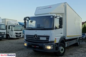 Mercedes Atego 1218 Euro 6 tylko 256 tyskkm kontener 18 p winda poduszki - zobacz ofertę