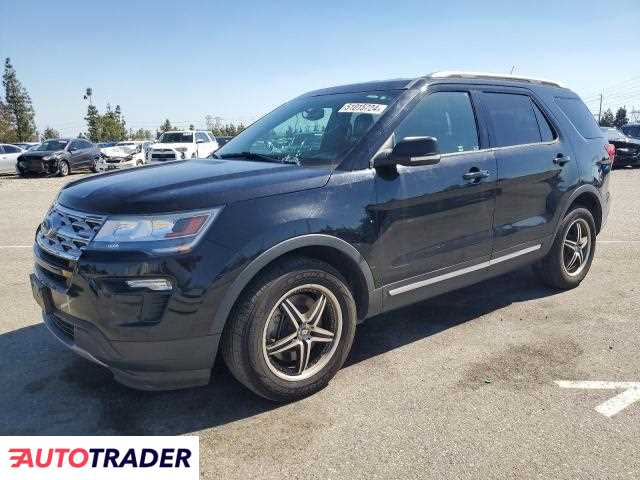 Ford Explorer 2.0 benzyna 2019r. (RANCHO CUCAMONGA)