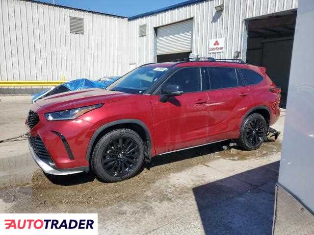 Toyota Highlander 2.0 benzyna 2023r. (NEW ORLEANS)