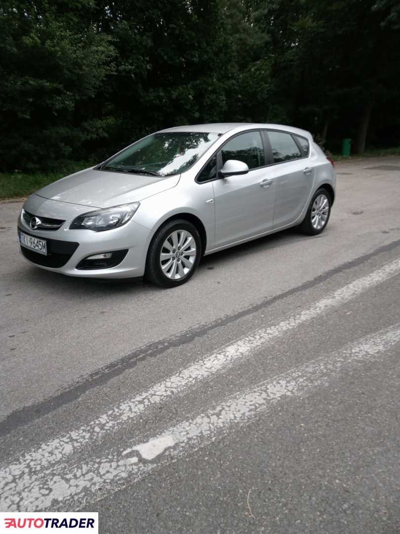 Opel Astra 0.1 diesel 1686 KM 2014r.