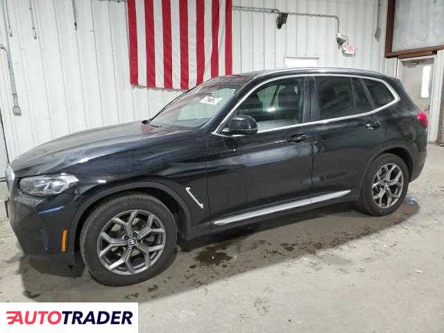 BMW X3 2.0 benzyna 2024r. (BROOKHAVEN)