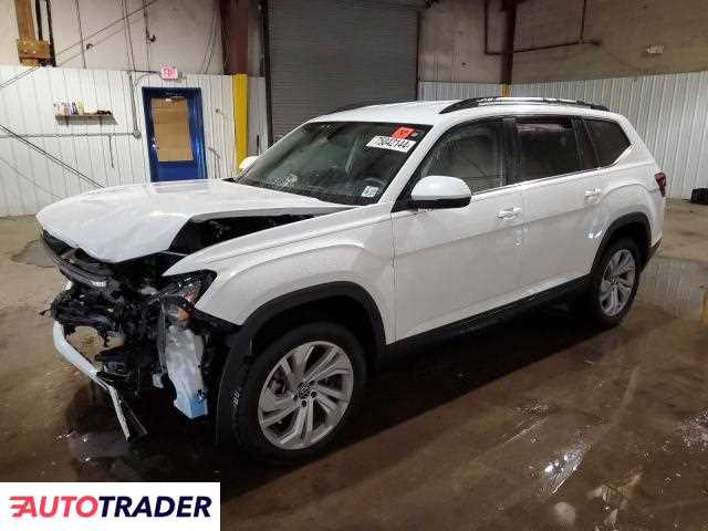 Volkswagen Atlas 3.0 benzyna 2022r. (GLASSBORO)