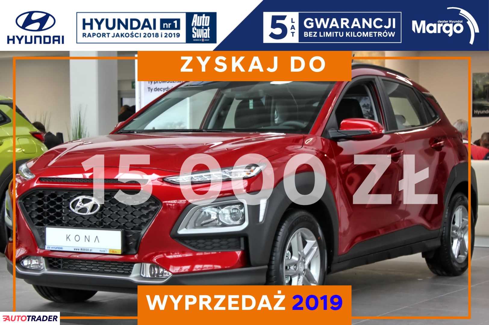Hyundai Kona 1.0 benzyna 120 KM 2019r. (Gdańsk) archiwum