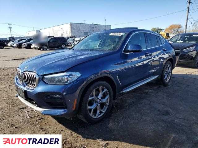 BMW X4 2.0 benzyna 2020r. (CHICAGO HEIGHTS)