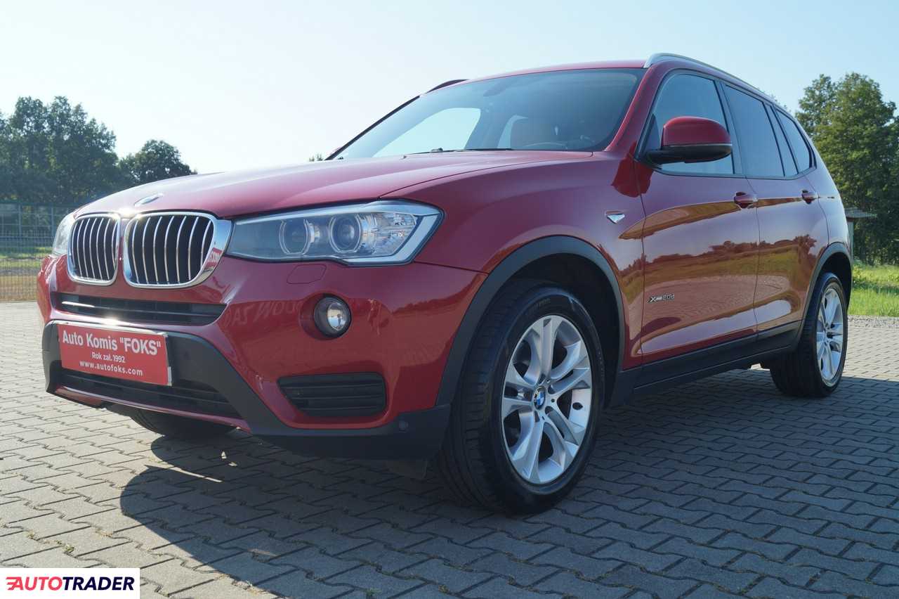 BMW X3 2016 2.0 190 KM