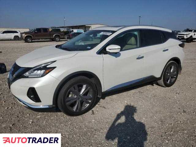 Nissan Murano 3.0 benzyna 2021r. (TEMPLE)