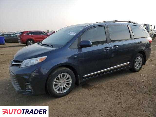 Toyota Sienna 3.0 benzyna 2019r. (BRIGHTON)