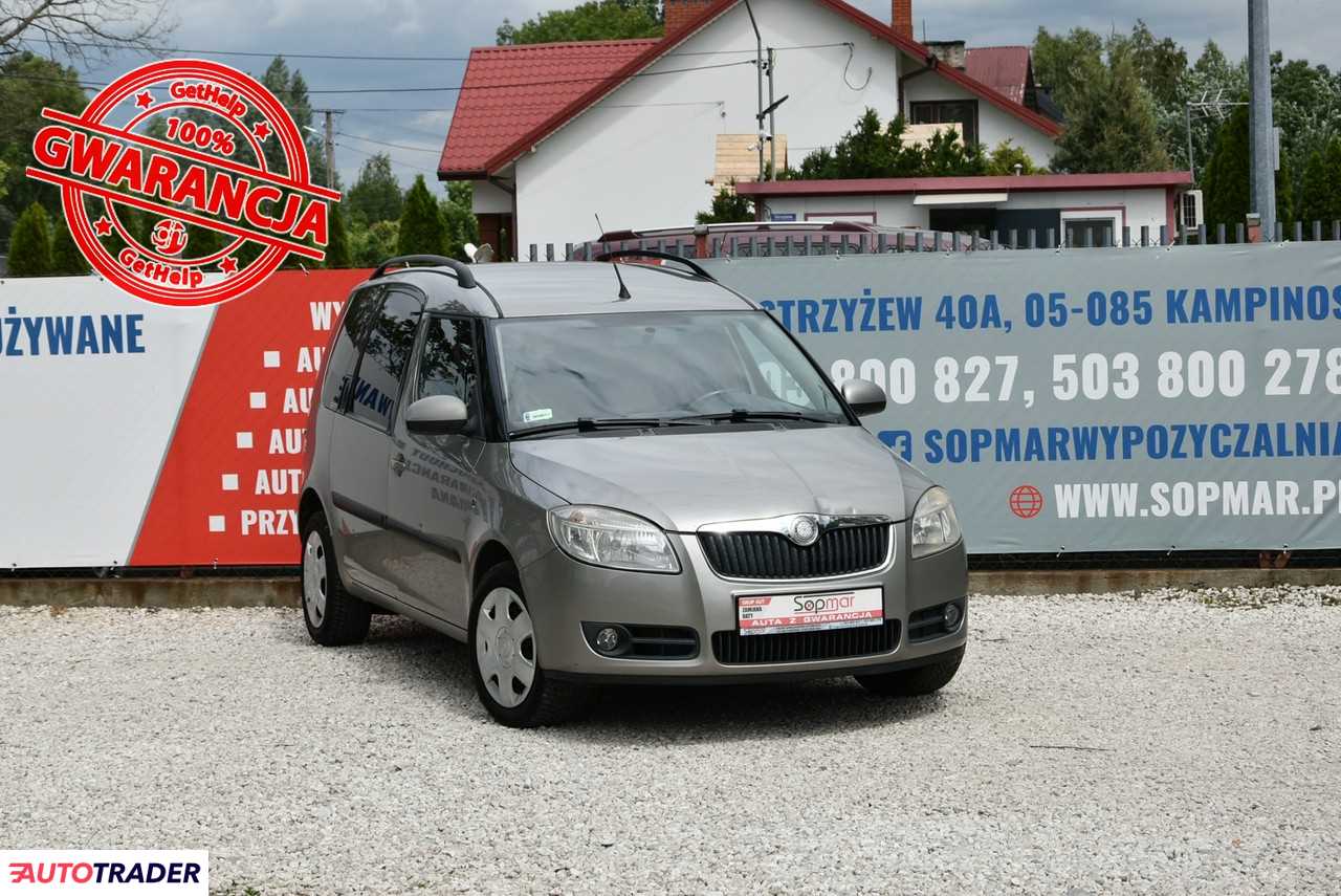 Skoda Roomster 2008 1.4 80 KM Skoda Roomster 2008 1.4 80 KM