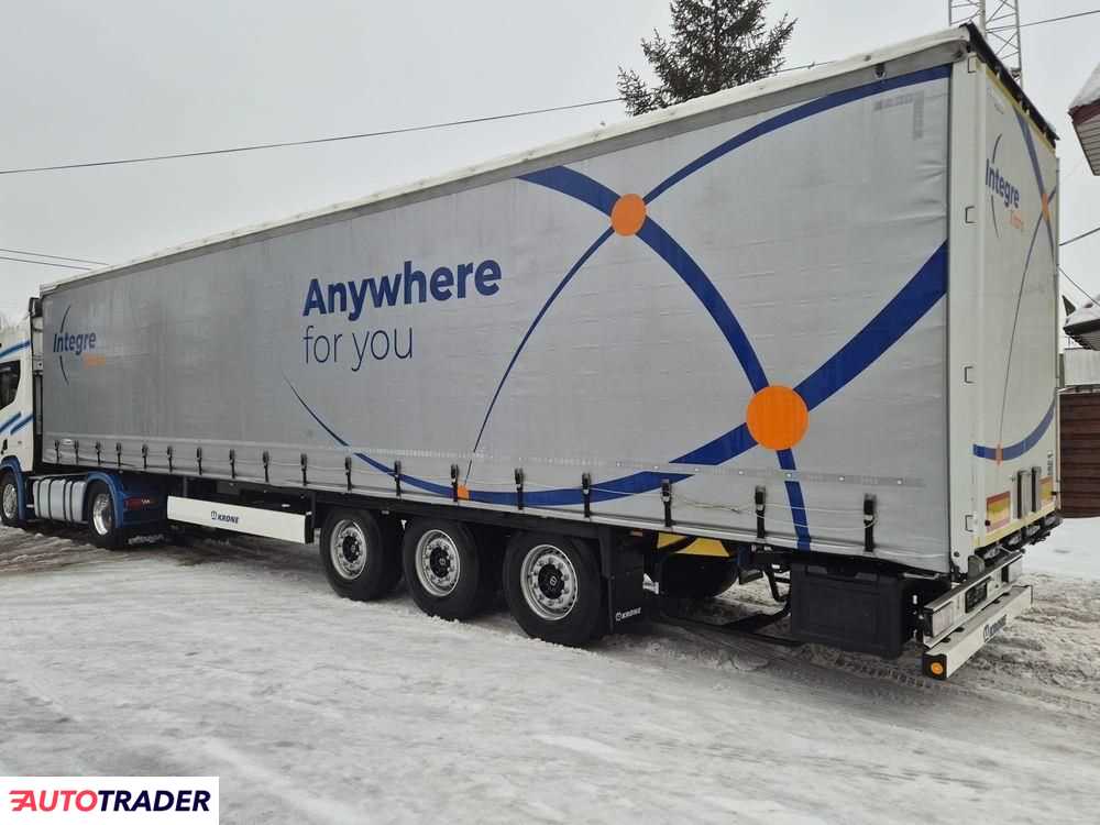 Krone naczepa firanka