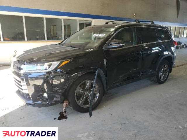 Toyota Highlander 3.0 benzyna 2019r. (SANDSTON)