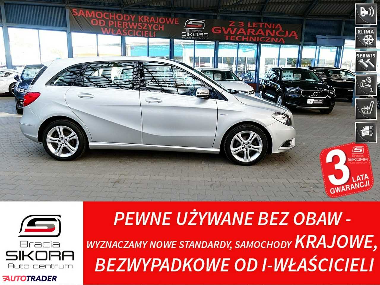 Mercedes B-klasa 2011 1.6 122 KM