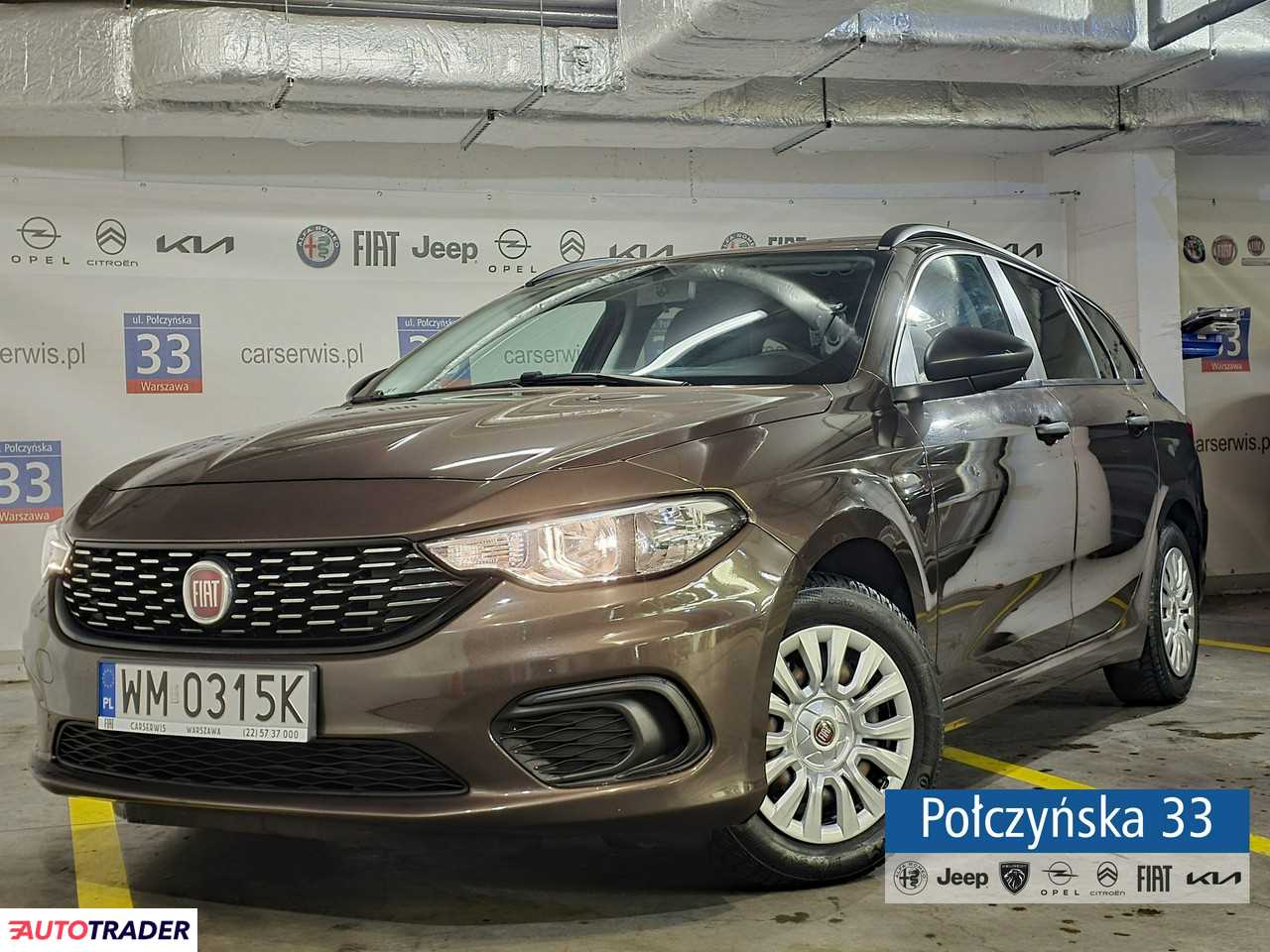 Fiat Tipo 1.4 benzyna 95 KM 2017r. (Warszawa)