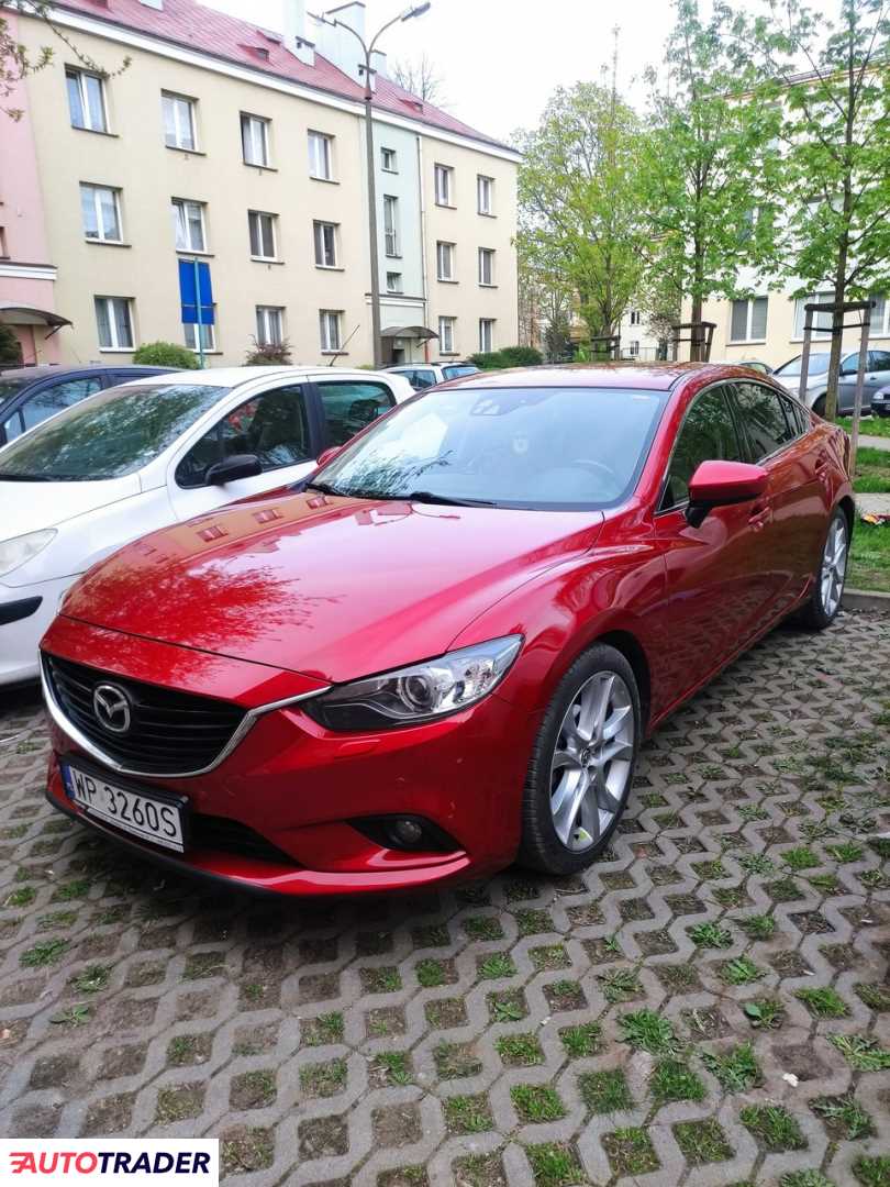 Mazda 6 2.0 benzyna 165 KM 2014r.