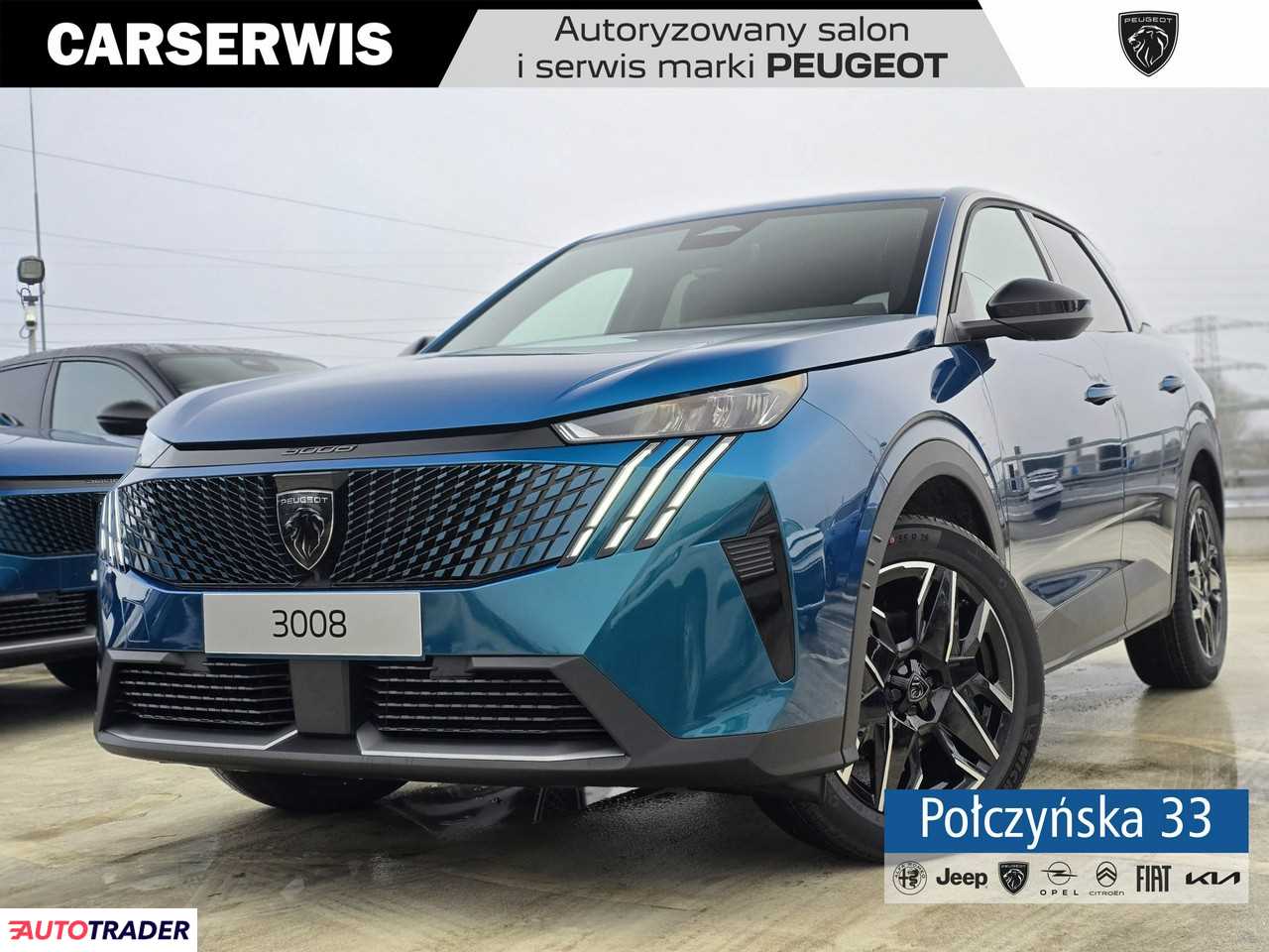 Peugeot 3008 1.2 benzyna 145 KM 2025r. (Warszawa)