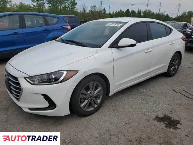 Hyundai Elantra 2.0 benzyna 2018r. (CAHOKIA HEIGHTS)