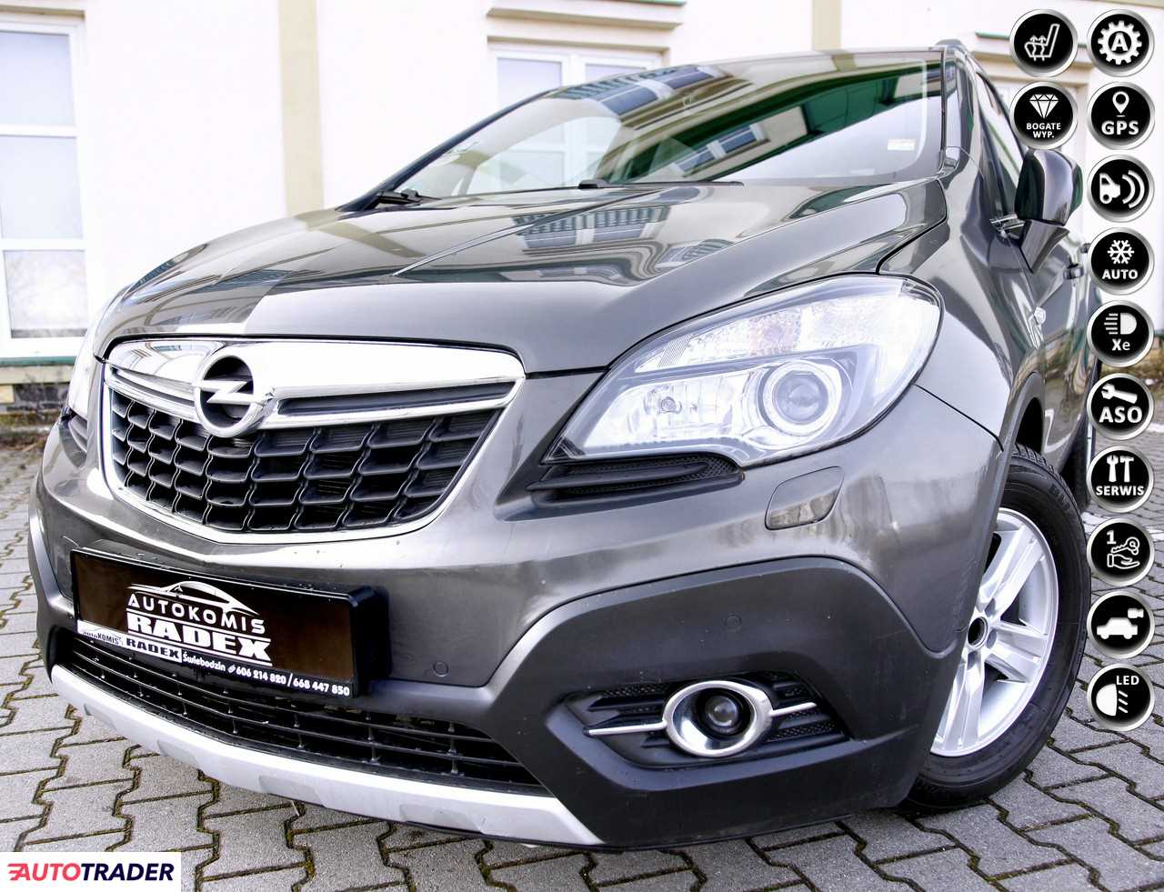 Opel Mokka 1.4 benzyna 140 KM 2015r. (Świebodzin)