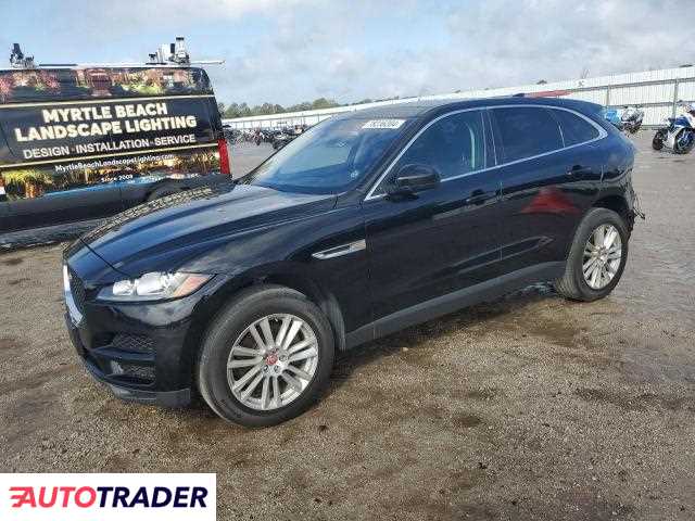 Jaguar F-PACE 2.0 benzyna 2019r. (HARLEYVILLE)