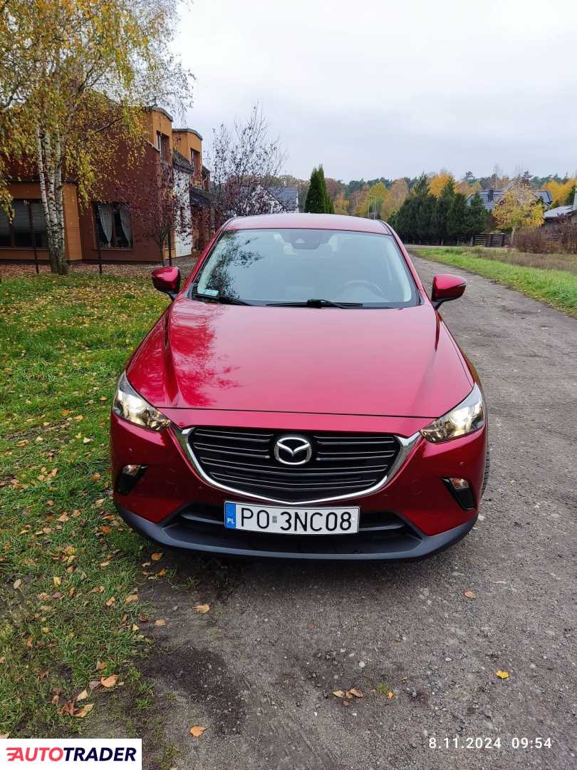 Mazda CX-3 2.0 benzyna 121 KM 2019r. (poznań)