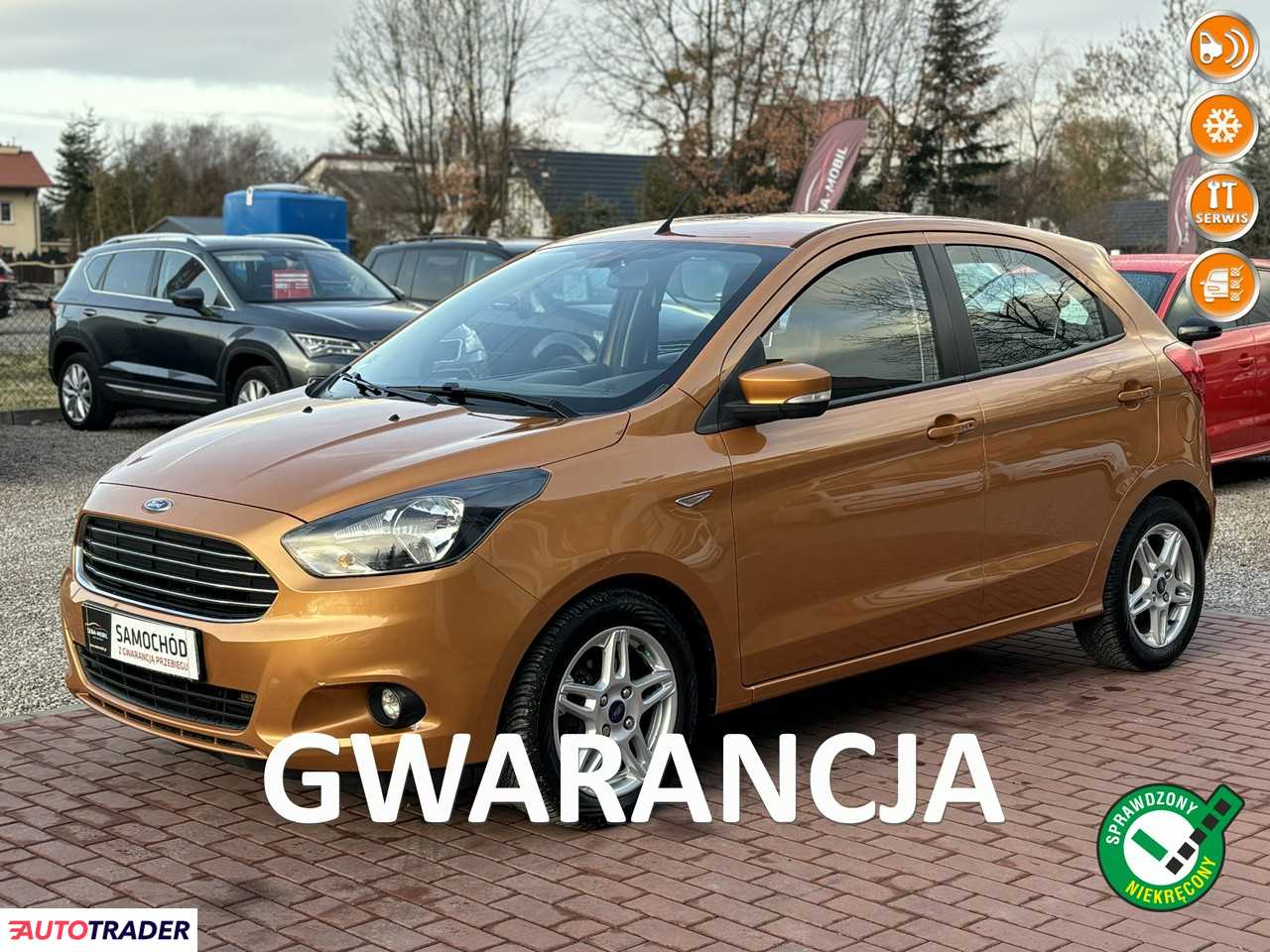 Ford Ka 1.2 benzyna 86 KM 2017r. (SADE BUDY)