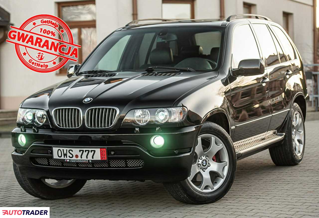 BMW X5 3.0 benzyna 231 KM 2003r. (Zwoleń)