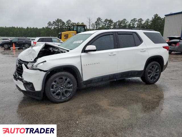 Chevrolet Traverse 3.0 benzyna 2020r. (HARLEYVILLE)