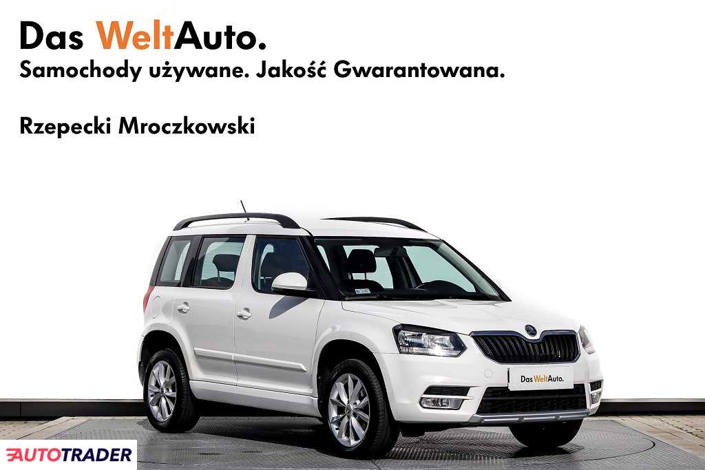 Skoda Yeti 2017 1.2 110 KM Skoda Yeti 2017 1.2 110 KM