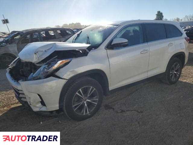 Toyota Highlander 2.0 benzyna 2019r. (DAVISON)