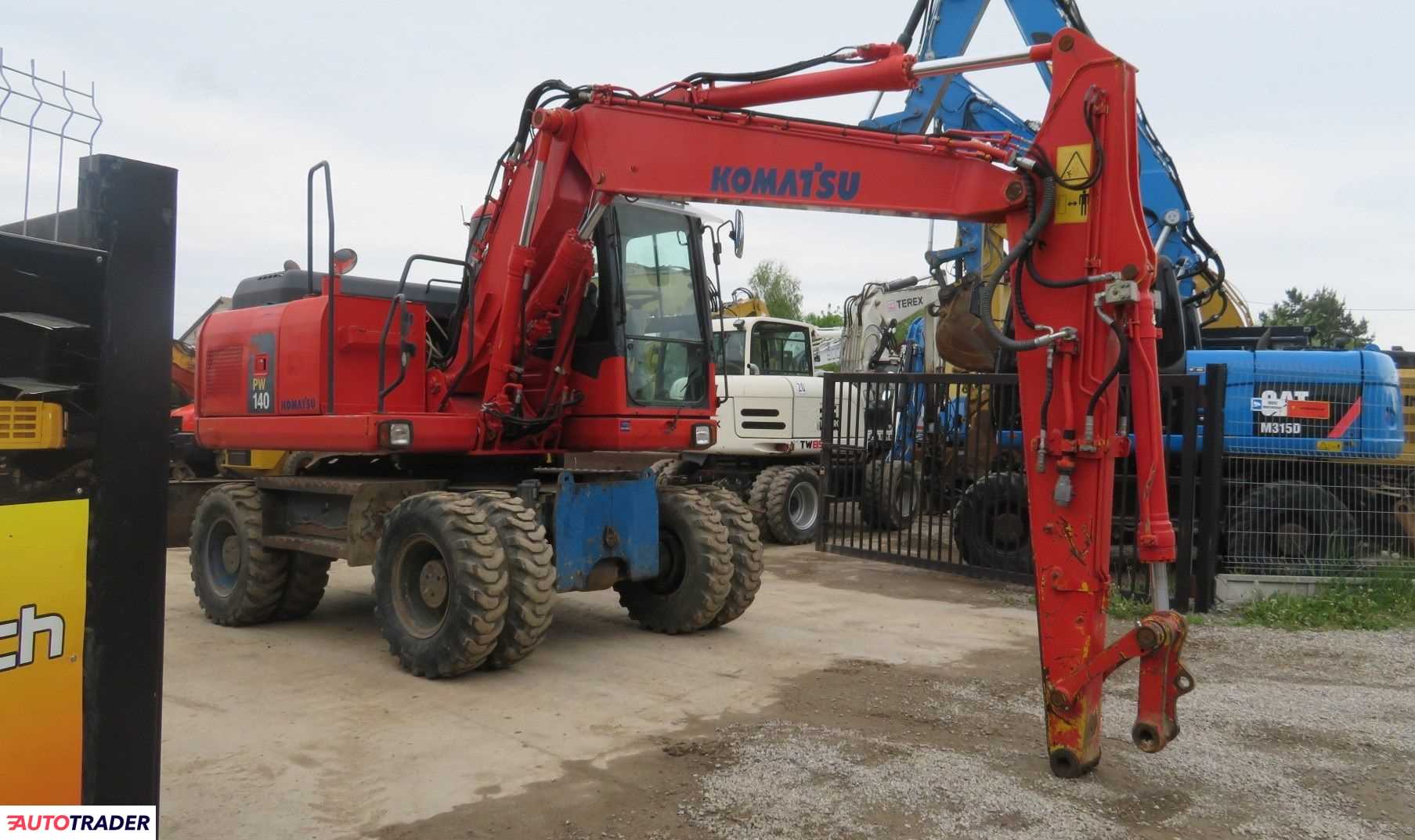 Komatsu PW 140-7 2008r. Komatsu PW 140-7 2008r.