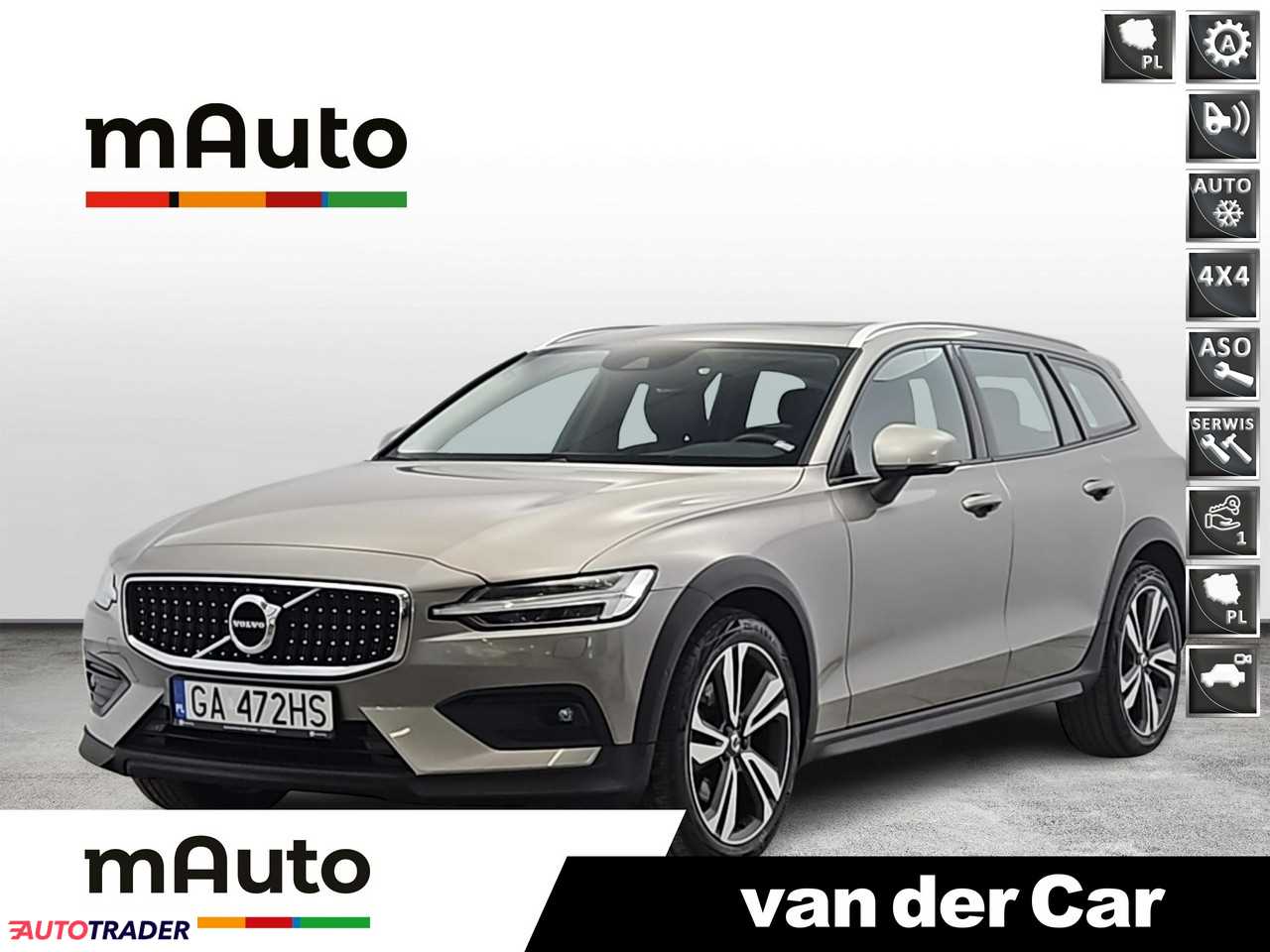 Volvo V60 Cross Country 2022 2.0 197 KM Volvo V60 Cross Country 2022 2.0 197 KM