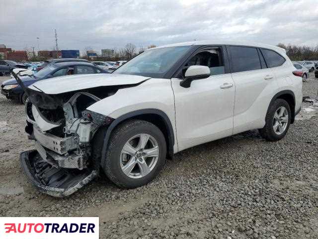 Toyota Highlander 3.0 benzyna 2020r. (COLUMBUS)