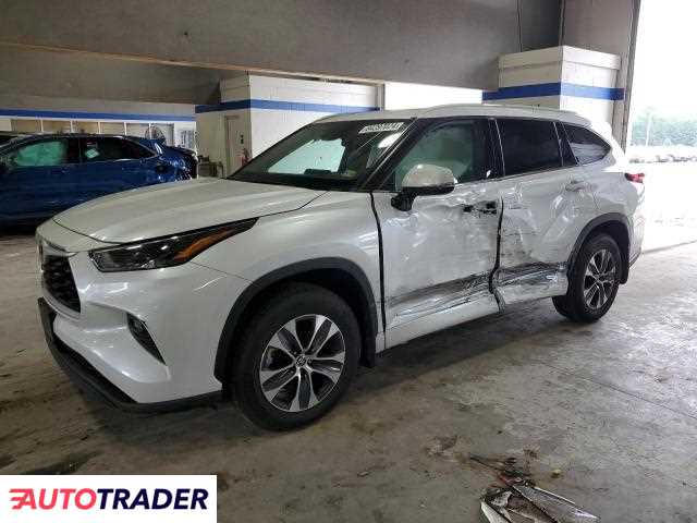 Toyota Highlander 3.0 benzyna 2022r. (SANDSTON)