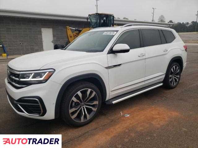 Volkswagen Atlas 3.0 benzyna 2022r. (GAINESVILLE)