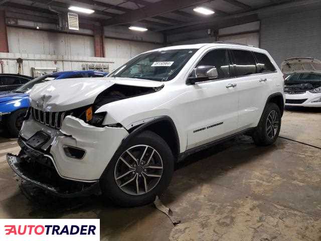 Jeep Grand Cherokee 3.0 benzyna 2020r. (ELGIN)