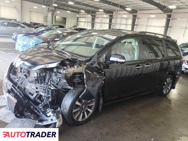 Toyota Sienna 3.0 benzyna 2019r. (HAM LAKE)