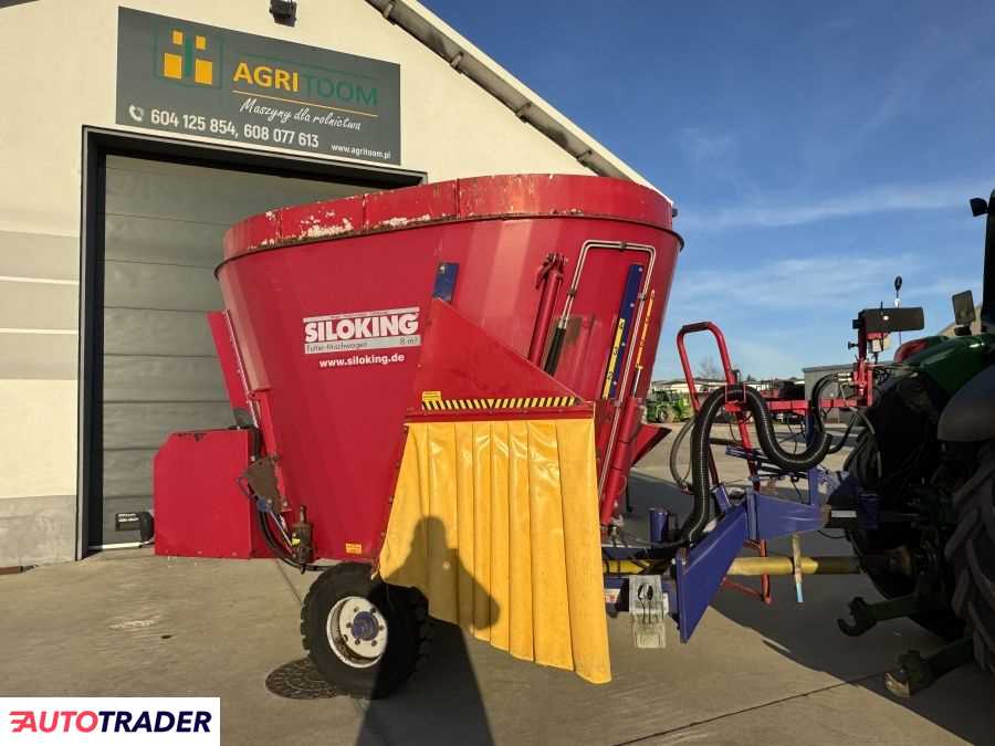 Wóz paszowy Siloking 8m3 2001r.
