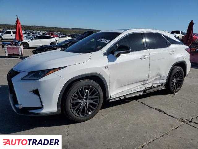 Lexus RX 3.0 hybrydowy 2019r. (GRAND PRAIRIE)