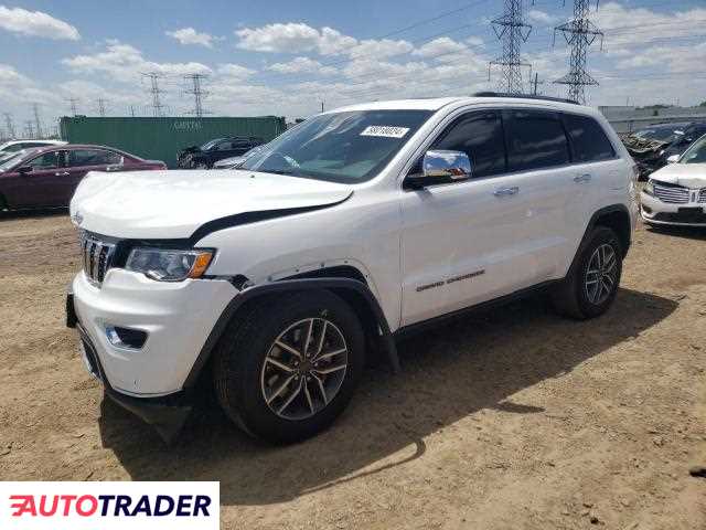 Jeep Grand Cherokee 3.0 benzyna 2021r. (ELGIN)