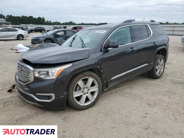 GMC Acadia 3.0 benzyna 2018r. (HARLEYVILLE)