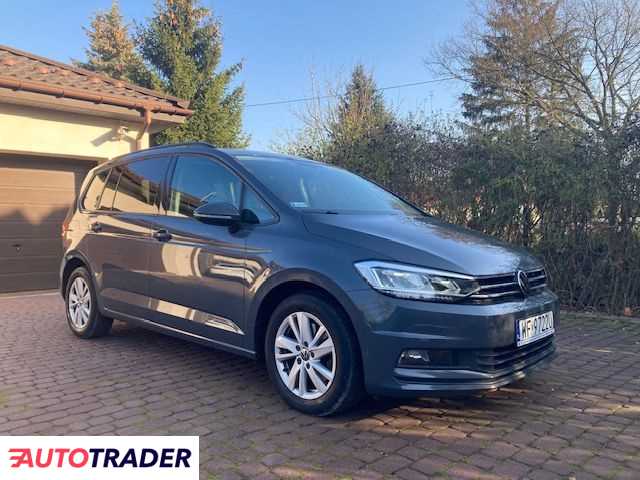 Volkswagen Touran 2.0 diesel 115 KM 2020r. (Piaseczno, k. Warszawy POLUB NAS NA: https://www.facebook.com/poleasingowesamochody/ i bądź zawsze na bieżąco z ofertą.)