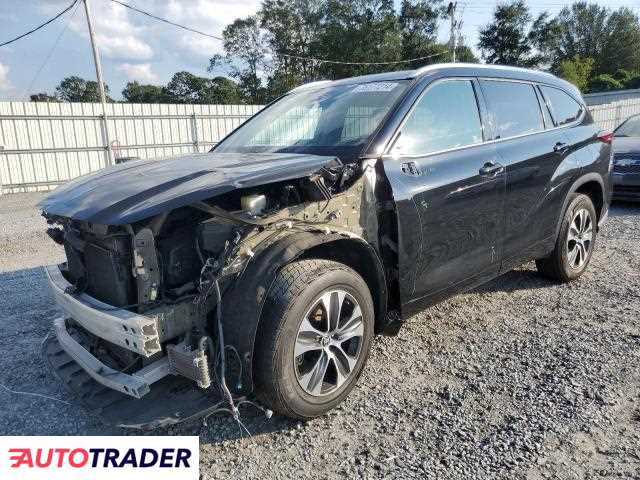 Toyota Highlander 3.0 benzyna 2021r. (GASTONIA)