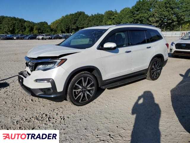 Honda Pilot 3.0 benzyna 2020r. (NORTH BILLERICA)