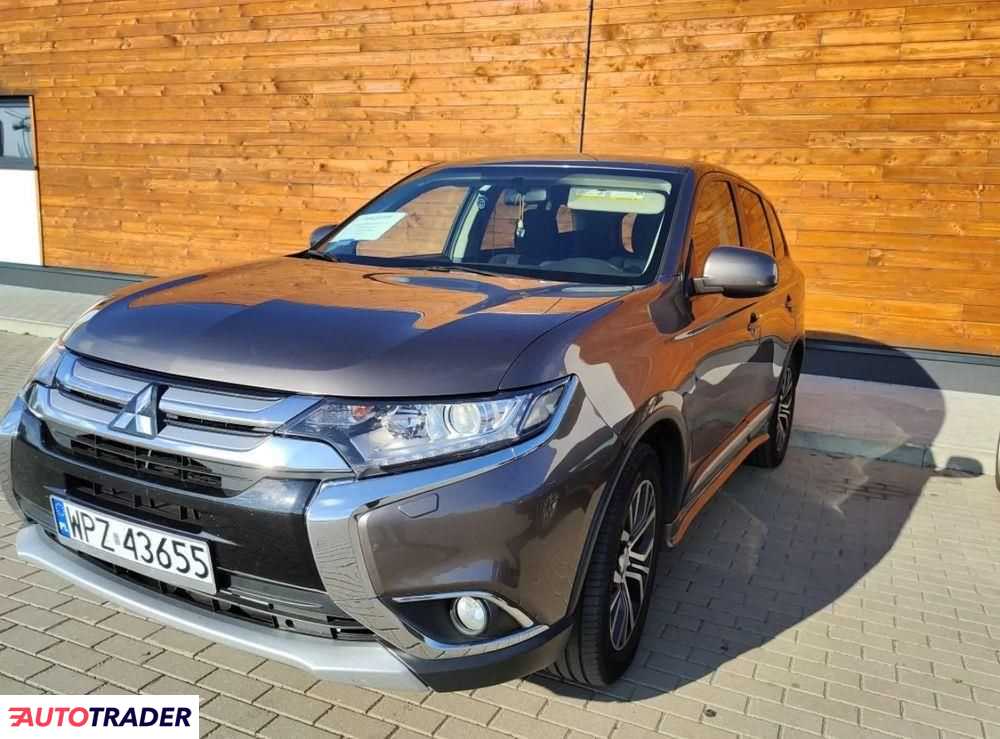 Mitsubishi Outlander 2.4 benzyna + LPG 170 KM 2017r. (przasnysz)