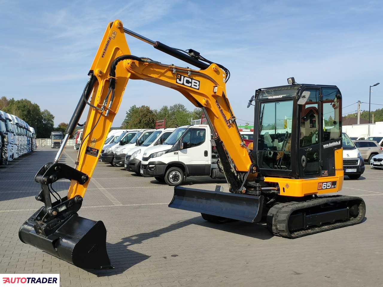 JCB 65R-1 Komplet Łyżek + szybkozłącze