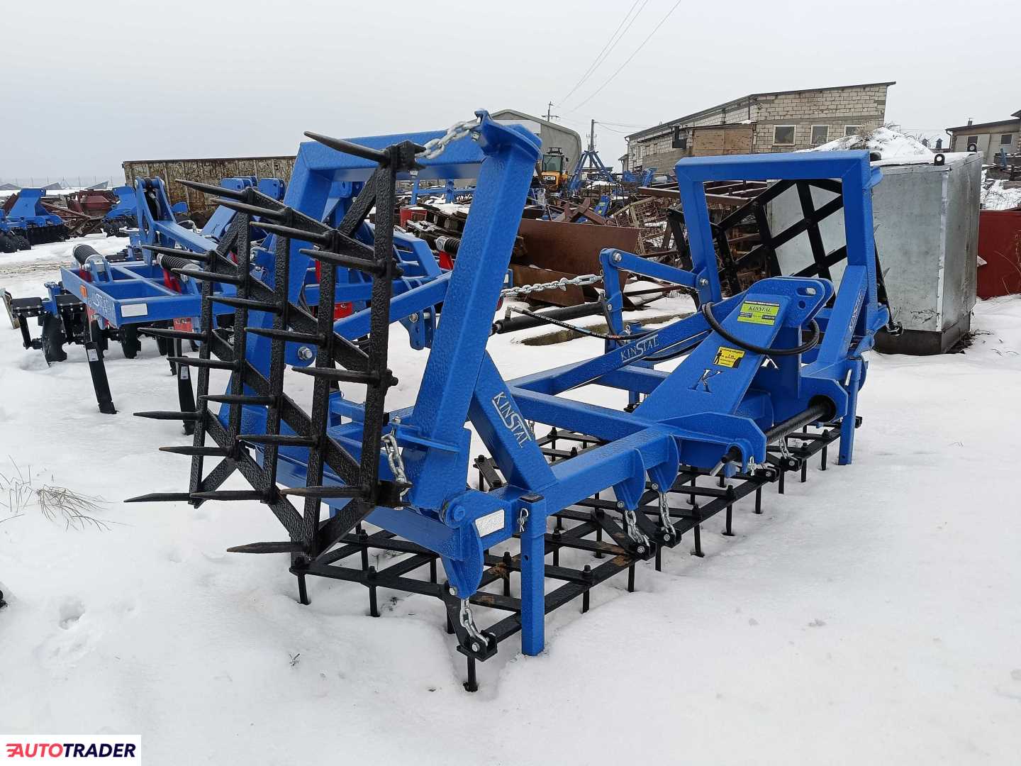 Kinstal Brona polowa ciężka hydraulicznie składana