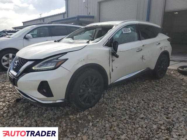 Nissan Murano 3.0 benzyna 2021r. (WAYLAND)