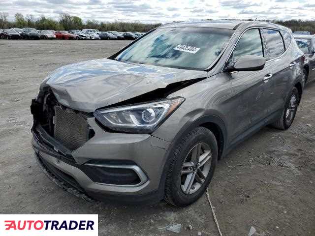 Hyundai Santa Fe 2.0 benzyna 2018r. (CAHOKIA HEIGHTS)