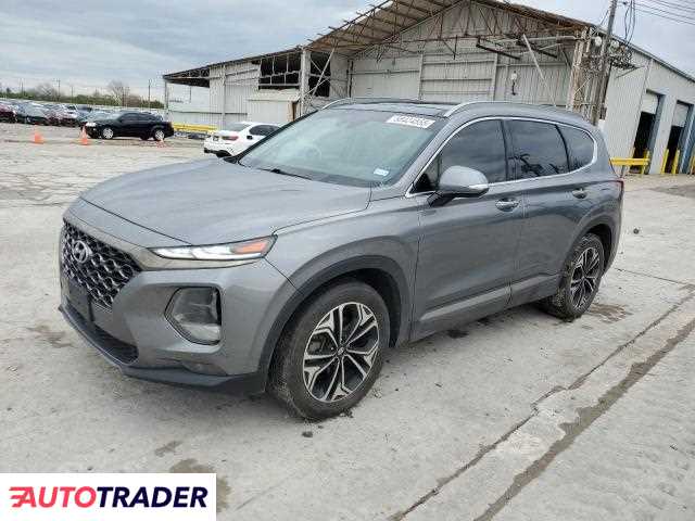 Hyundai Santa Fe 2.0 benzyna 2020r. (CORPUS CHRISTI)