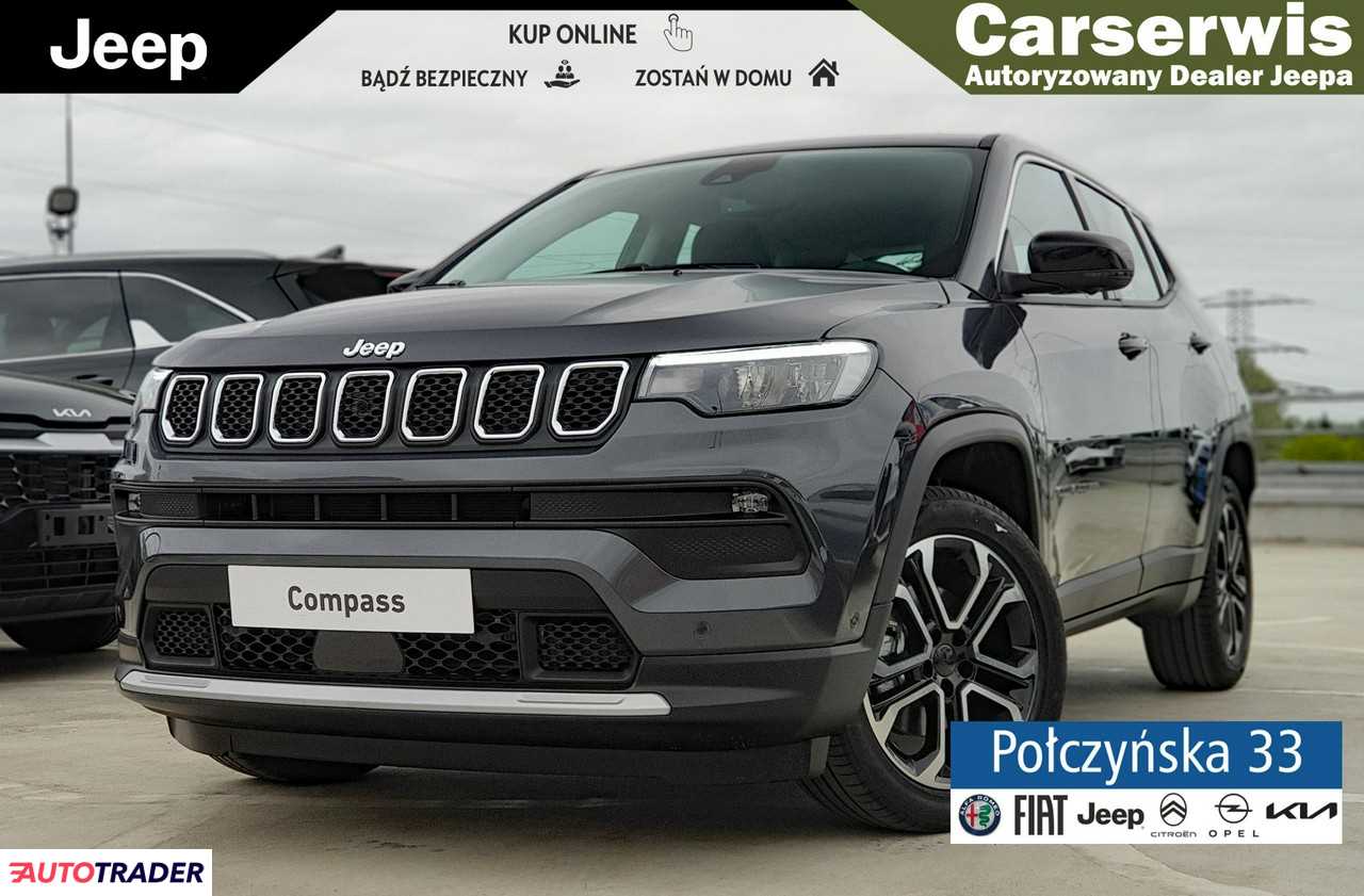 Jeep Compass 1.5 hybrydowy 130 KM 2024r. (Warszawa)