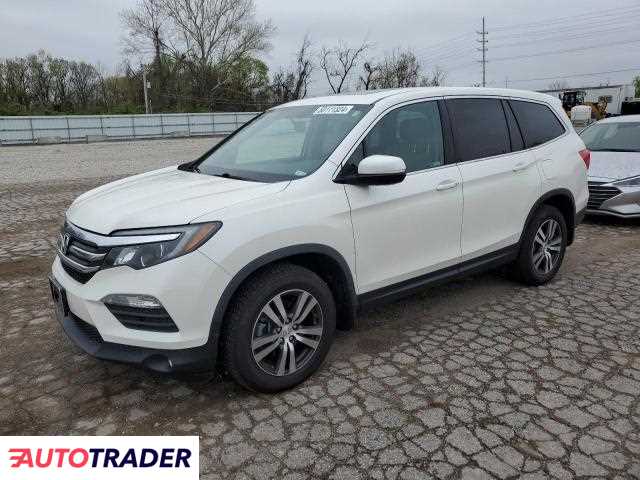 Honda Pilot 3.0 benzyna 2018r. (BRIDGETON)